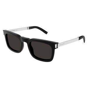 New SAINT LAURENT Black Rectangle SL 581 001 Sunglasses Women